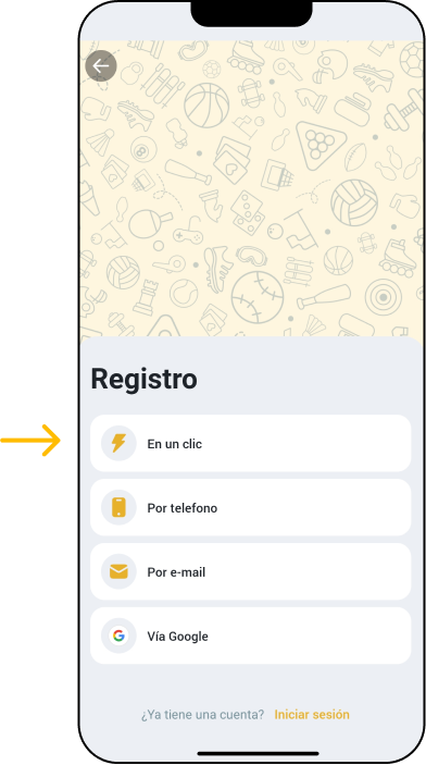 Cómo crear una cuenta - App Melbet México